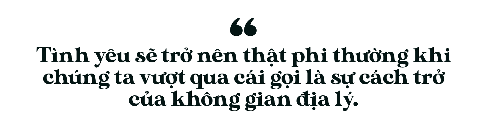 Yêu xa quote