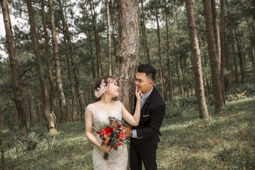 Hình cưới ngoại cảnh Đà Lạt