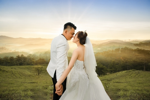 Hình cưới ngoại cảnh Đà Lạt