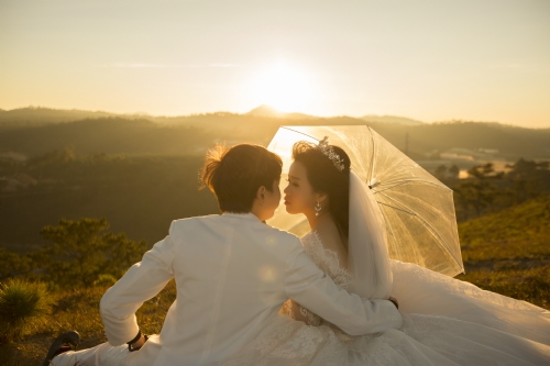 Hình cưới ngoại cảnh Đà Lạt