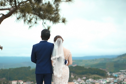 Hình cưới ngoại cảnh Đà Lạt
