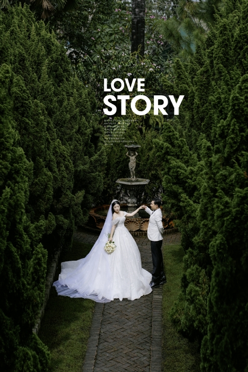 Hình cưới phim trường 