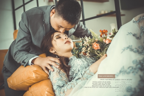 Hình cưới phim trường 