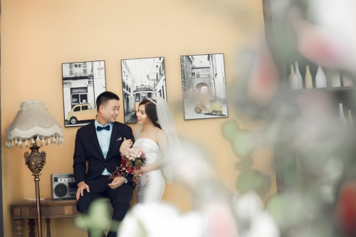Hình cưới phim trường 