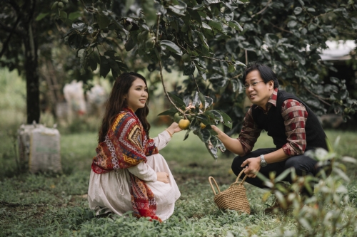 Hình cưới phim trường 