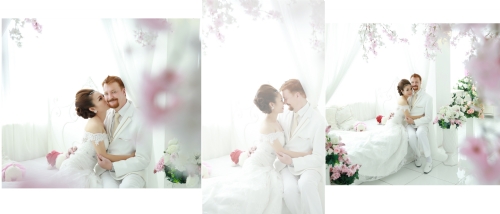Hình cưới phim trường 