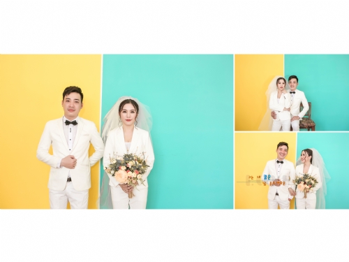 Hình cưới phim trường 