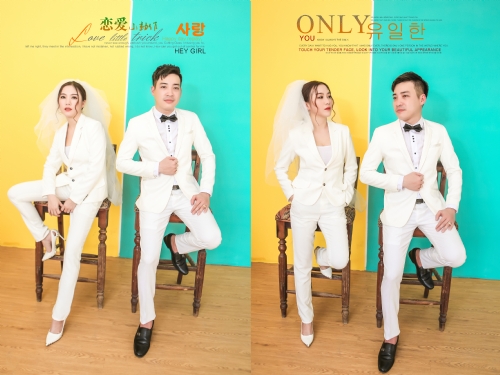 Hình cưới phim trường 